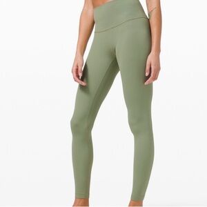 ❤️‍🔥 lululemon Align Leggings 25” Willow Green Size 4 High Rise Nulu